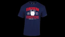 UCL Champions 2025 European Champions Graphic T-Shirt - Navy