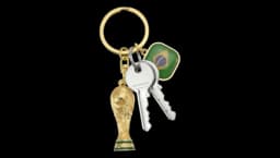 FIFA World Cup 2026 Edition Brazil Trophy Keychain