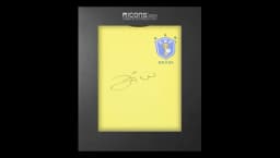 Zico Front Signed Brazil 1970 Retro Home Shirt In Deluxe Packaging