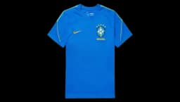 Dri-FIT Soccer Replica Shorts Brazil 2026 Stadium Home - Blue/Green/Yellow