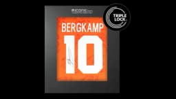 Dennis Bergkamp Back Signed Netherlands 1994 Home Shirt In Deluxe Packaging