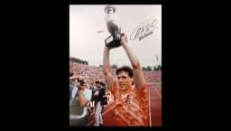 Marco van Basten Signed Netherlands Photo: EURO 1988 Winner