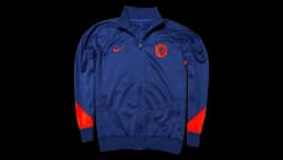 Netherlands Strike Tracksuit Hooded Full-Zip 2024-2026 - Blue/Orange
