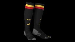 Belgium Home Socks 2026 - Black/Red/Yellow