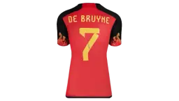 Kevin De Bruyne Signed Belgium 2022 Home Shirt
