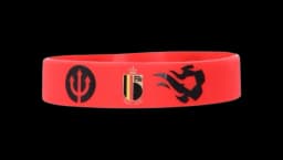 Belgium FA Silicone Wristband - Red