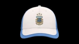 Circuit Structured Adjustable Snapback Cap - Spring Blue