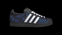Away Superstar II Trainers - Black/Blue