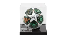 Lautaro Martinez Official UCL Signed Football In Acrylic Case