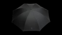 Umbrella with Cavallino Pixel Motif - Black