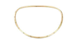 LOVE Torque Necklace - Yellow Gold