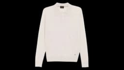 Knitted Polo Shirt - Ivory