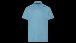 Sport-Tex Jacquard Polo Shirt - Light Blue