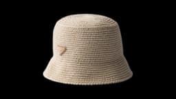 Crochet Bucket Hat - Beige