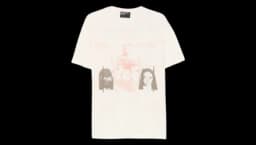 Distressed Graphic-Print T-Shirt - Dirty White
