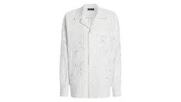 Cotton & Silk Vanity Shirt With Embroidery - Multicolor