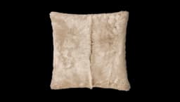 Shearling Brighton Throw Cushion (24cm x 24cm) - Cream
