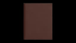 Semainier Simple Agenda Cover - Chocolat