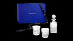 Square Decanter +2 Old Fashion #1 Set - Clear