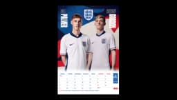 England Official 2025 Calendar - A3