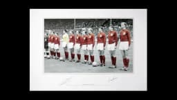 Geoff Hurst & Martin Peters Signed England Photo