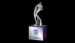 England Lionesses Winners 2025 Trophy on Pedestal - 45mm