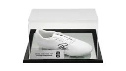 Rafael Leao Official 2026 World Cup Signed White Boot In Acrylic Case