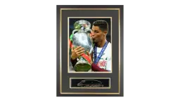 Cristiano Ronaldo Signed Plaque & Photo Frame: EURO 2016 Winner