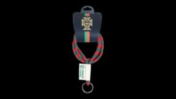 Red & Green Stripes PT Lanyard