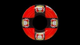 Swim Ring - Black/Red/Yellow/White