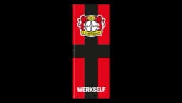 Hoist Flag Cross 120x300cm - Red/Black