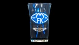 MFK Shot Glass - Clear/Blue