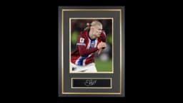 Erling Haaland Official 2026 World Cup Signed Plaque & Photo Frame