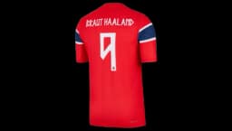 Erling Braut Haaland 2026 Match Home Jersey - Red/Blue/White
