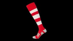 Retro Sock - Red/White