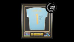 Iker Casillas Official World Cup Back Signed & Framed Spain 2024-25 Home Shirt