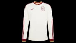 2026 World Cup Away Long-Sleeve Jersey - White/Burgundy/Yellow