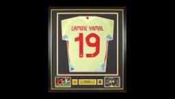 Lamine Yamal Official 2026 World Cup Back Signed & Framed Spain Authentic 2024-25 Away Shirt