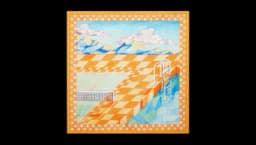 Surreal Pool Scarf - Multicolor
