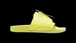 Lace-Up Pool Slides - Green