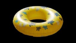 Inflatable Pool Ring Ronde des Tortues - Lemon