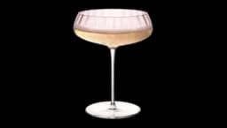 Round Up Dusty Rose Set Of 2 Coupe Glasses
