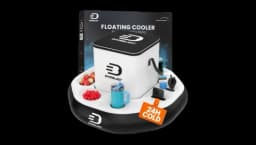 Leakproof Insulated Cooler For Pool - White/Black