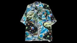 Hawaiian Shirt - Sky Blue/Multicolor