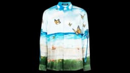 Butterfly Beach Shirt - Multicolor