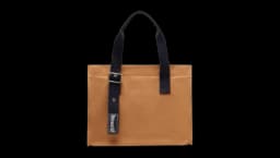 Bagmu Adjustable-Handle Patch Beach Bag - Mocha