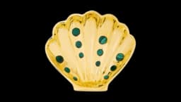 Brass Clam Shell Tray
