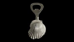 Shell Bottle Opener - Silver