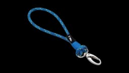 Nautical Braided Paracord Keychain - Blue
