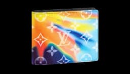 Multiple Wallet - Sunset Monogram Multicolor